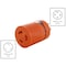 Ac Works Plug Adapter, L6-20R, L14-20P, L6-20P, L14-20P, 0 ft., Orange ADL1420L620 - alternate 4